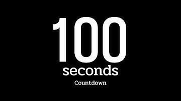 (1minute 40 seconds) 100 seconds timer / countdown timer