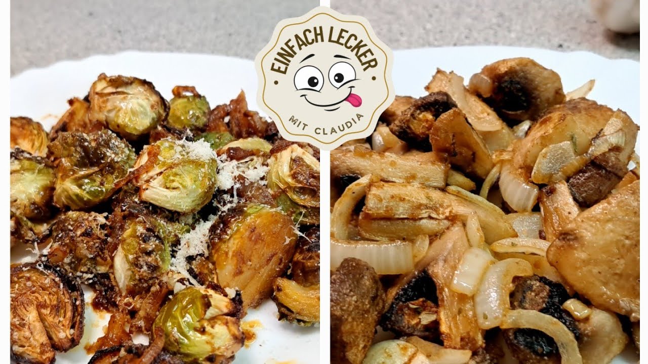 Pilze oder Rosenkohl? Airfryer oder Backofen ? Lecker 😋