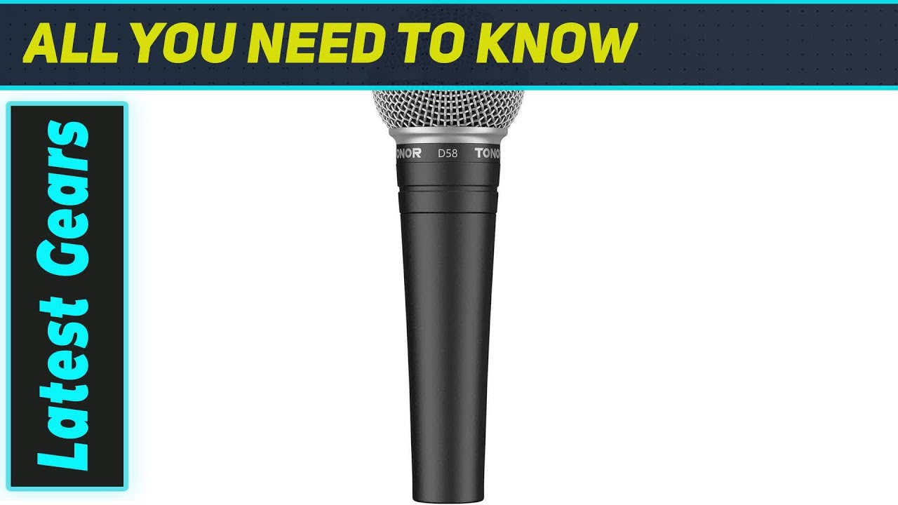 Кардиоидный микрофон TONOR D58: непревзойденная четкость для сцены, студии и пения!