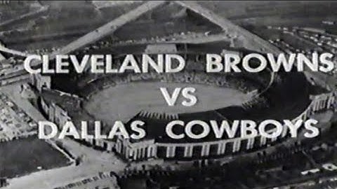 How the city of Cleveland responded to the Dallas Cowboys after the JFK Assassination (11/24/63)