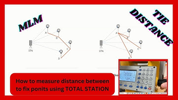 How to calculate MLM (distance between two fix points) using SOUTH Total station