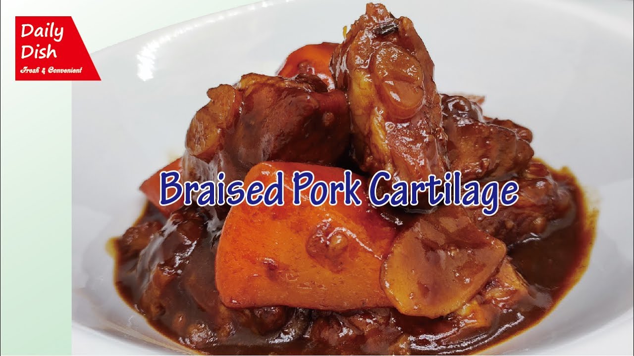 Braised Pork Cartilage [Daily Dish Meat] YouTube