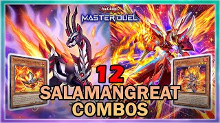 12 SALAMANGREAT MUST KNOW COMBOS FT. NEW SUPPORT FROM REVIVED LEGION IN YUGIOH MASTER DUEL