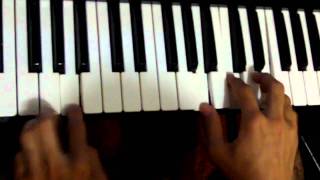 Video thumbnail of "Tutorial tu eres digno de gloria piano"