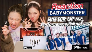 Reaction BABYMONSTER - BATTER UP MV, Performance, School ver. | Diamond Grains EP.180