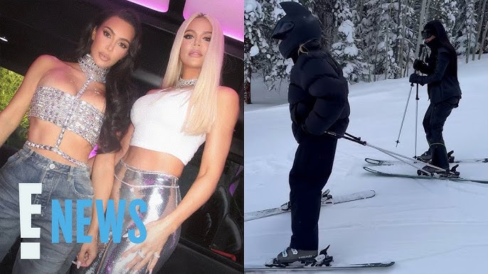 Kim And Khloe Kardashian Hit The Slopes In Aspen