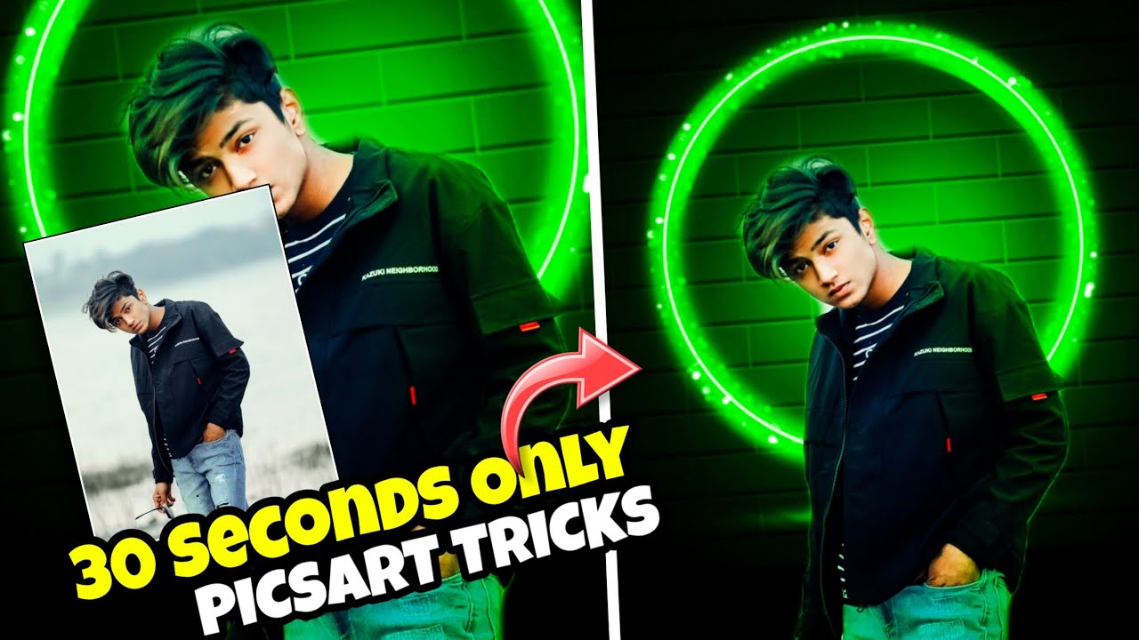 Amazing 👍 30 seconds photo Editing Toturial In Picsart | Picsart Photo Editing Toturial | 