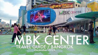 MBK CENTER- December 2025 / Popular Shopping Malls for Tourists,Bangkok vlog,Walking video