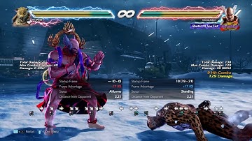 T7 Jin/Heihachi - Sample Juggle Combos