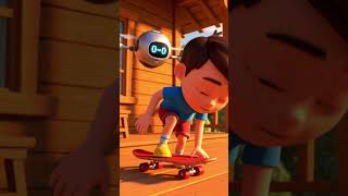 bermain skeatboard #anakpintar #ceritaanak #safekidscontent
