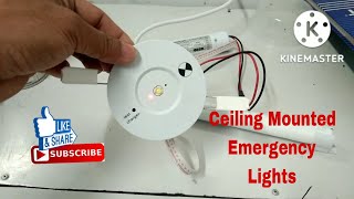 Install Emergency Lights Ceiling Mounted, V-01||Emelito Emfimo tv
