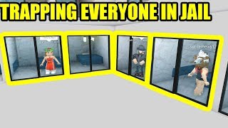 TRAPPING the ENTIRE SERVER in PRISON!!! | Roblox Jailbreak in Bloxburg