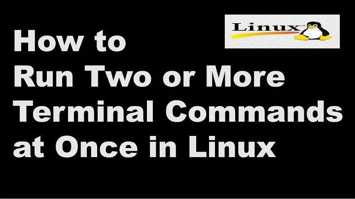 How to Run Two or More Terminal Commands at Once in Linux || How to Run multiple Terminal Commands ?