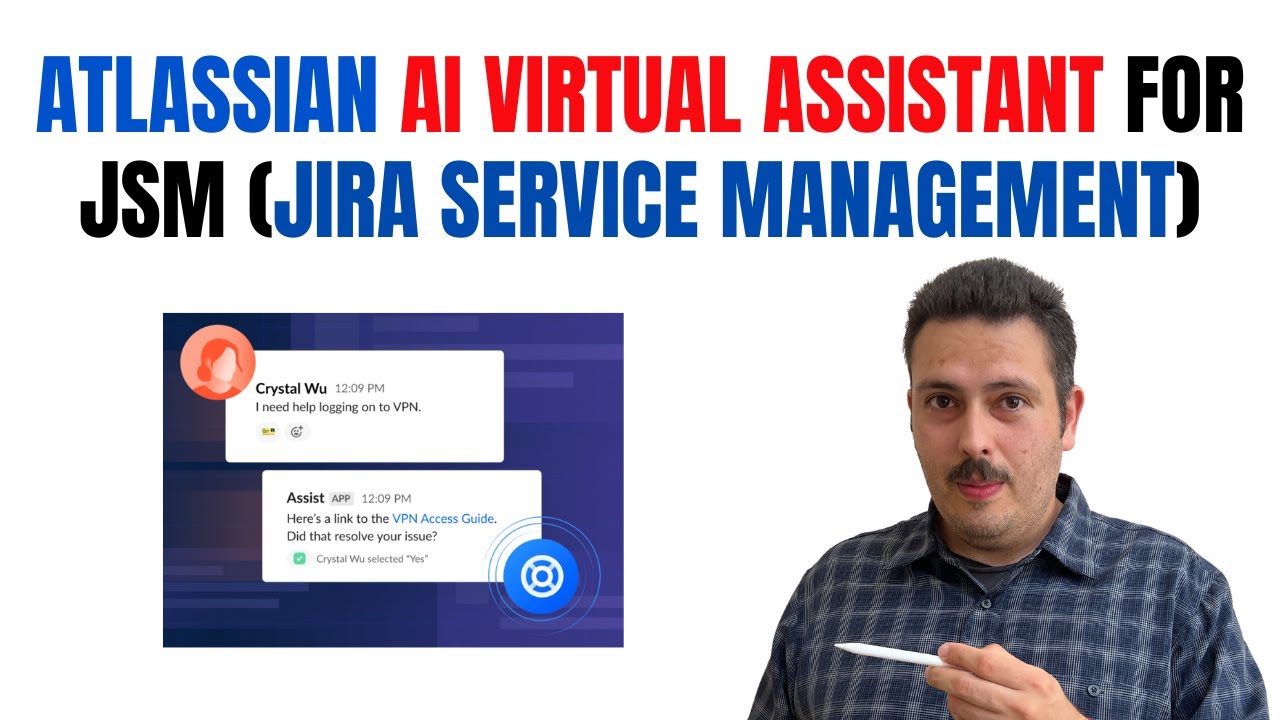 First Look AI-Powered Virtual Agent For JSM - YouTube