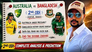 Ban Vs Aus 2nd Odi Prediction 😱 Australia Ko Phir Shock Lagega? Final Winner Revealed!