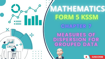 Mathematics Form 5 KSSM Chapter 7.Measures of Dispersion for Grouped Data.(Draw a Frequency Polygon)