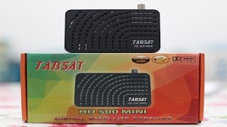 طريقة إدخال تردد جديد وتنزيل القنوات + شرح خاصية SatTube TV على جهاز الإستقبال TABSAT HD 500 MINI