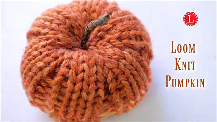 LOOM KNIT Pumpkin Pattern for Fall Decoration Than...