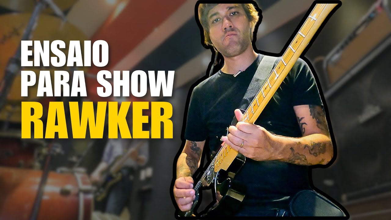 ENSAIO PARA SHOW NO ESTÚDIO UK - RAWKER