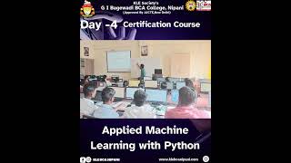 Day 4 | Certification Course on Applied Machine Learning with Python #klebcanipani