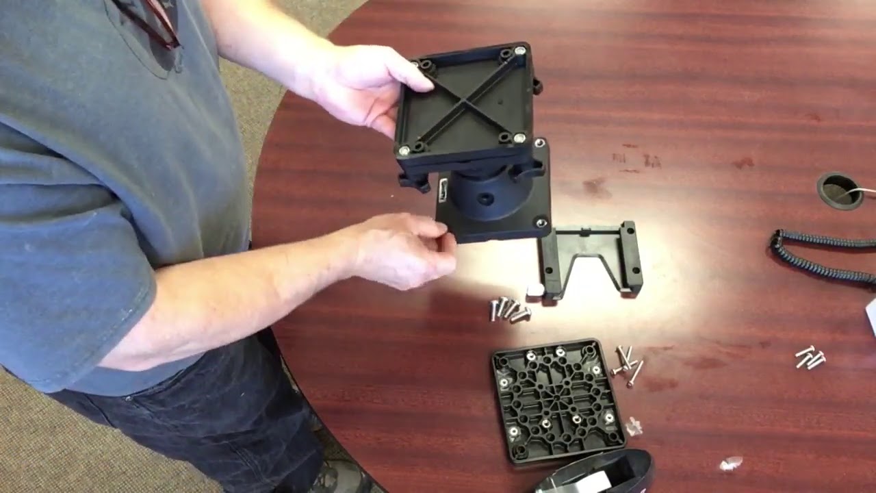 Scotty how to mount a 1010 bracket to the 2606 riser