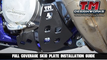 How to Install / Feature & Benefit: TM Designworks 2024 Sherco Full Coverage Skid Plate
