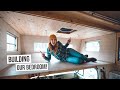 RV Renovation - Closing Up Overhead Cab with REAL Sheep’s Wool Insulation & Cedar Planks! | Part 15