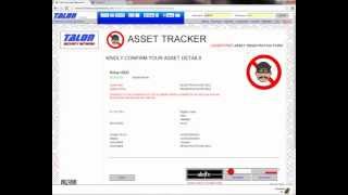 Talon Security Network Asset Tracker Asset Registration Tutorial