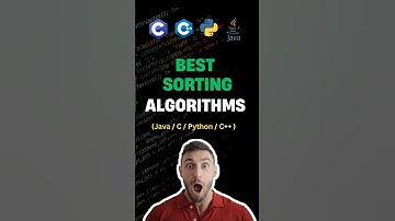 Best sorting algorithms asked in interview 😱😱 #shorts #algorithm #dsa