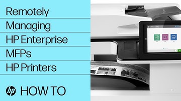 Remotely Managing HP Enterprise MFPs | HP Printers | HP