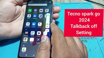 How to turn off Talkback mode on tecno spark go 2024 | tecno mobile Talkback off setting