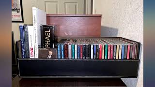 Cd Storage Box With Powerful Magnetic Opening - Cd Tray Holds 40 Cd Cases For Media Review