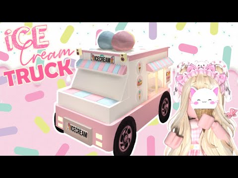 Bloxburg Ice Cream Truck Tour Speedbuild Youtube - roblox ice cream truck song id