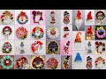 Low Budget 20 Easy Christmas wreaths making idea | Best out of waste Christmas craft idea🎄154