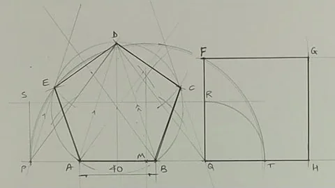 How to convert Pentagon into Square | Area conversion | Technical drawing | Engineering drawing