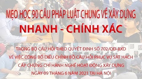 Bộ luật nào dành cho việc thi công xây dựng năm 2024