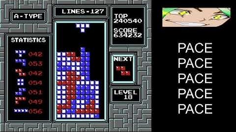 NES Tetris - My first B2B maxout! (11th and 12th max)