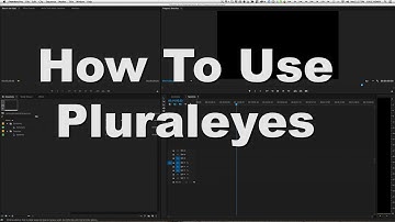 How to use PluralEyes - Syncing video and audio footage