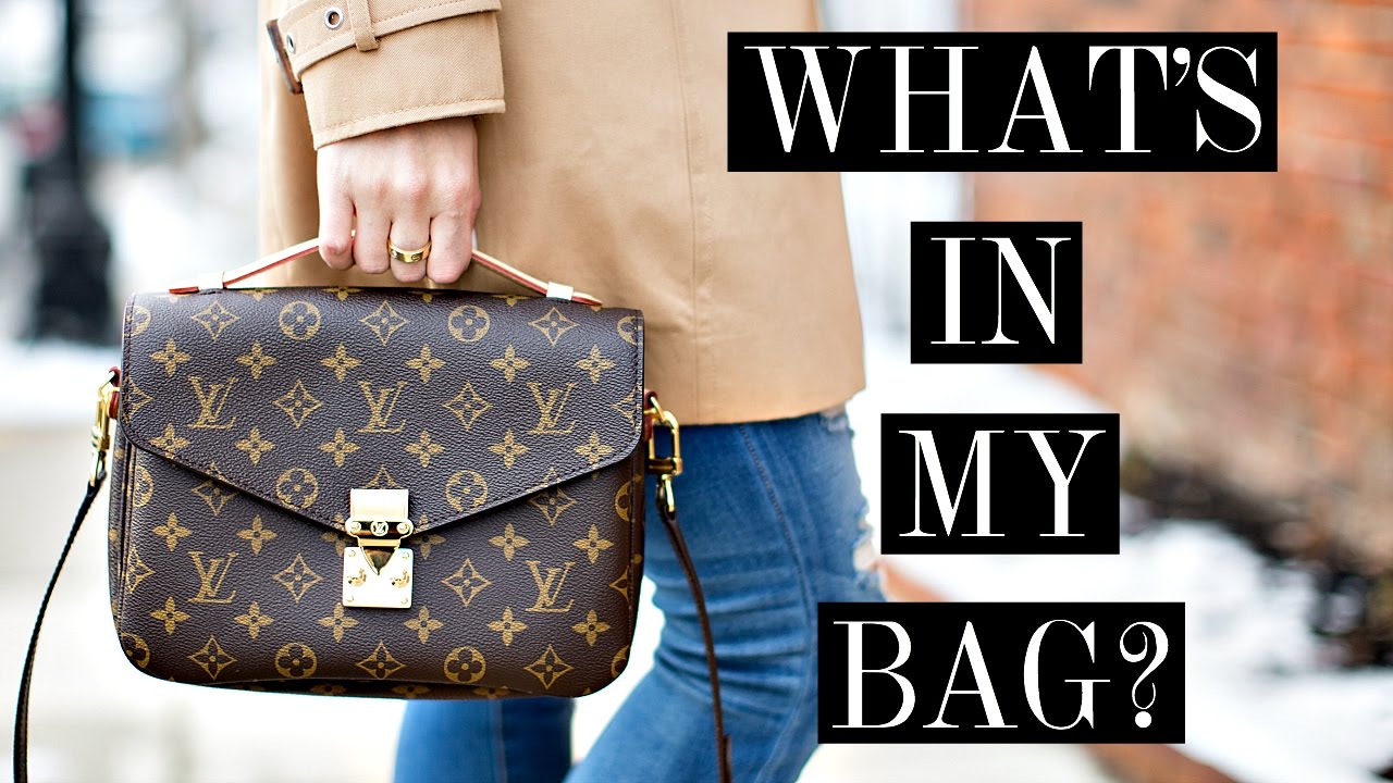 What's in my bag! Louis Vuitton Pochette Métis Tourterelle
