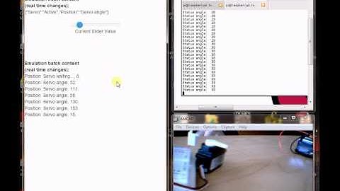 Moving servo with Raspberry Pi on Arduino with websockets (Test 2)