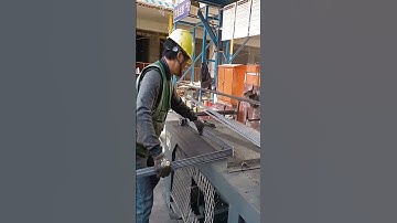 Rebar stirrup bending process #smartwork #goodtools