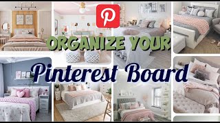 How to organize BOARD & PINS l PINTEREST TOUR!!!!!!