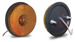 Resenha: Kit 10 Lanternas Led Lateral Carreta Redonda 85mm Ambar