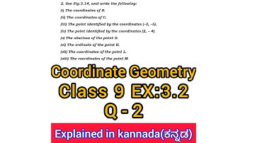 see fig 3.14 and write the following | the coordinates of b