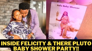 INSIDE FELICITY \& THEE PLUTO BAB¥ SHOWER \& GENDER REVEAL PARTY!!