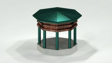 Rooftop 3D Model Design, AutoCAD 3D Modeling Training for Beginners - QasimCAD