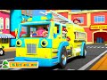 Rodas no caminhão de bombeiros | Musica para bebes | Little Treehouse Português | Animação