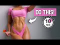 DO THIS to Get GIRLY ABS - 11 Line Abs &amp; Slim Waist Workout, Intense, No Equipment, At Home