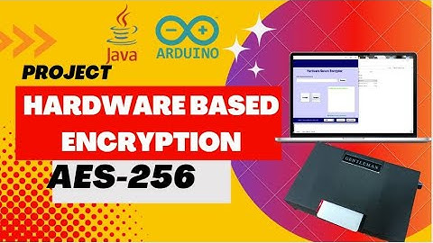 Hardware based encryption: Cryptography |AES256| Information Security
