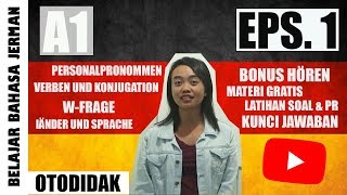 #Eps.1--A1| Personalpronommen| Verben&Konjugation| BELAJAR BAHASA JERMAN OTODIDAK